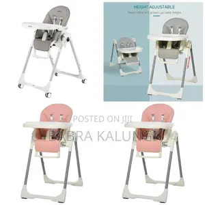 Foldable Baby High Chair Convertible Feeding Chair Height