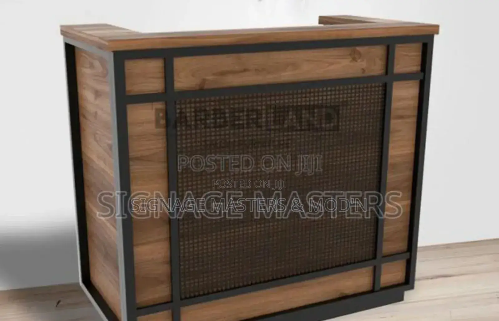 Metal Frame Reception Desk