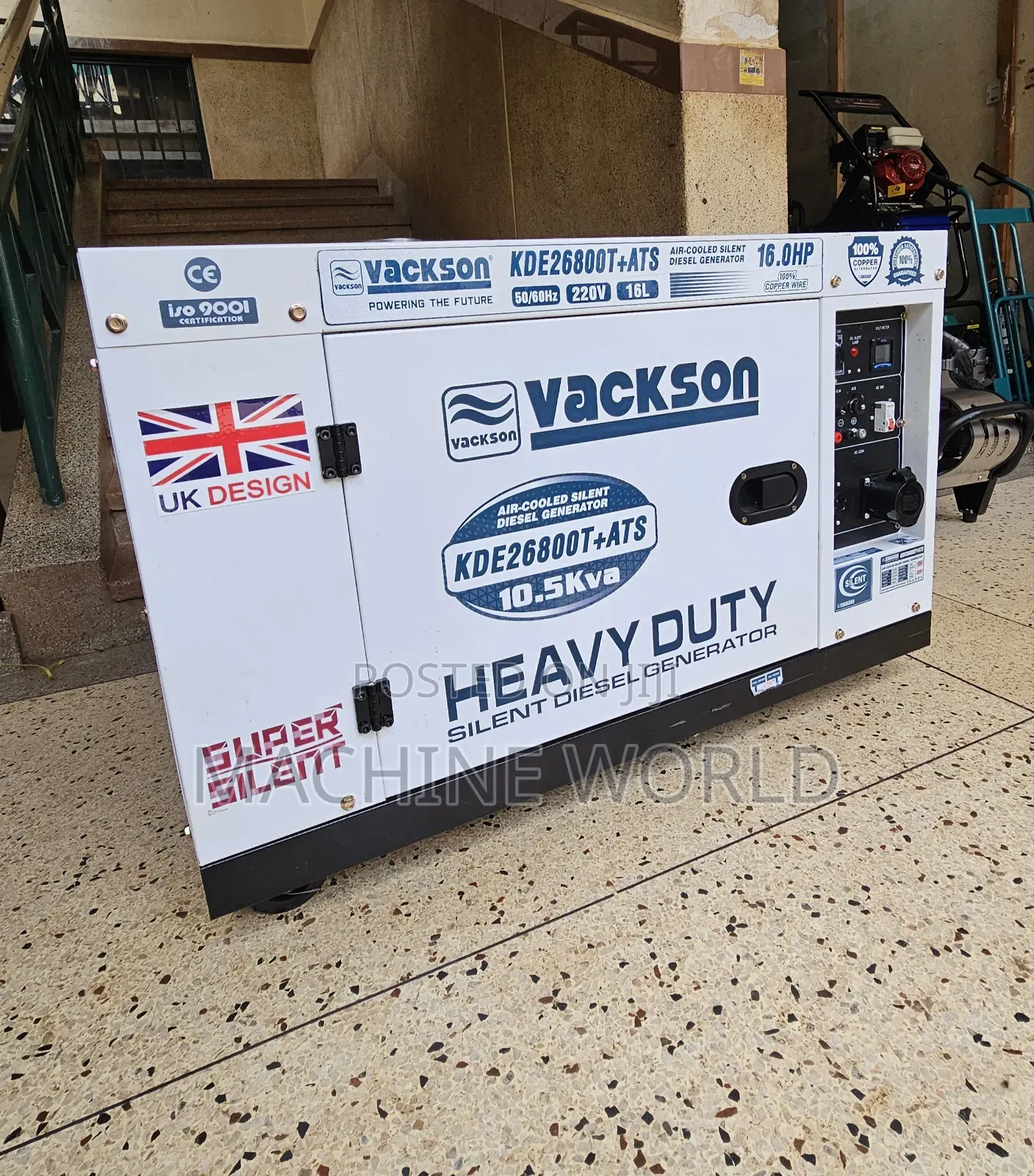 10.5kw Generator With Automatic Switch (230v)(100% Copper )
