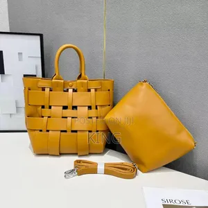 Toss Woven Tote Handbag