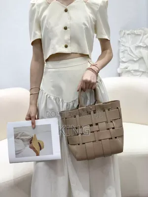Geek Woven Tote Handbag