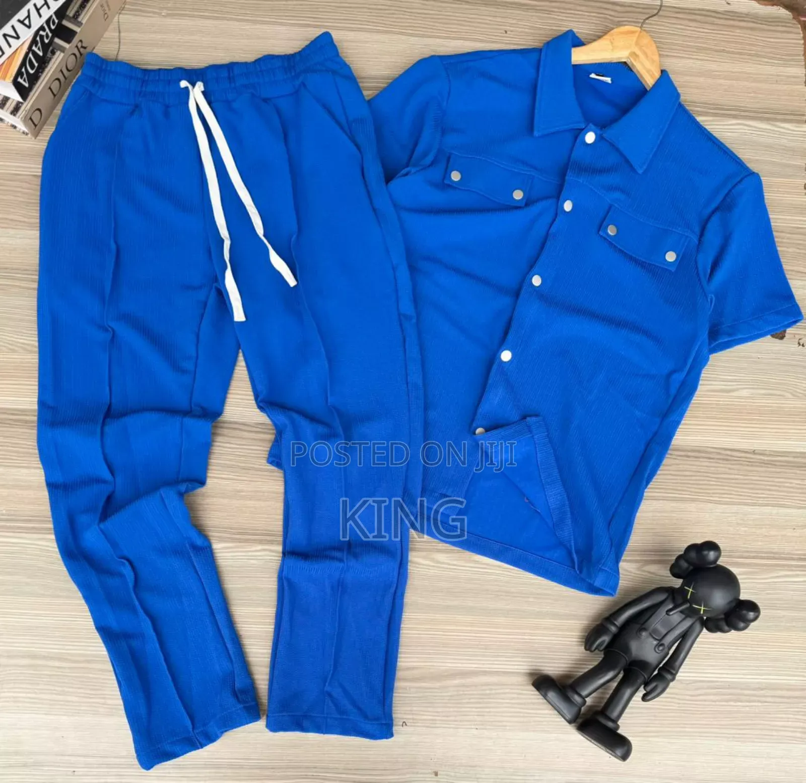Royal Blue Casual Classic Tracksuit
