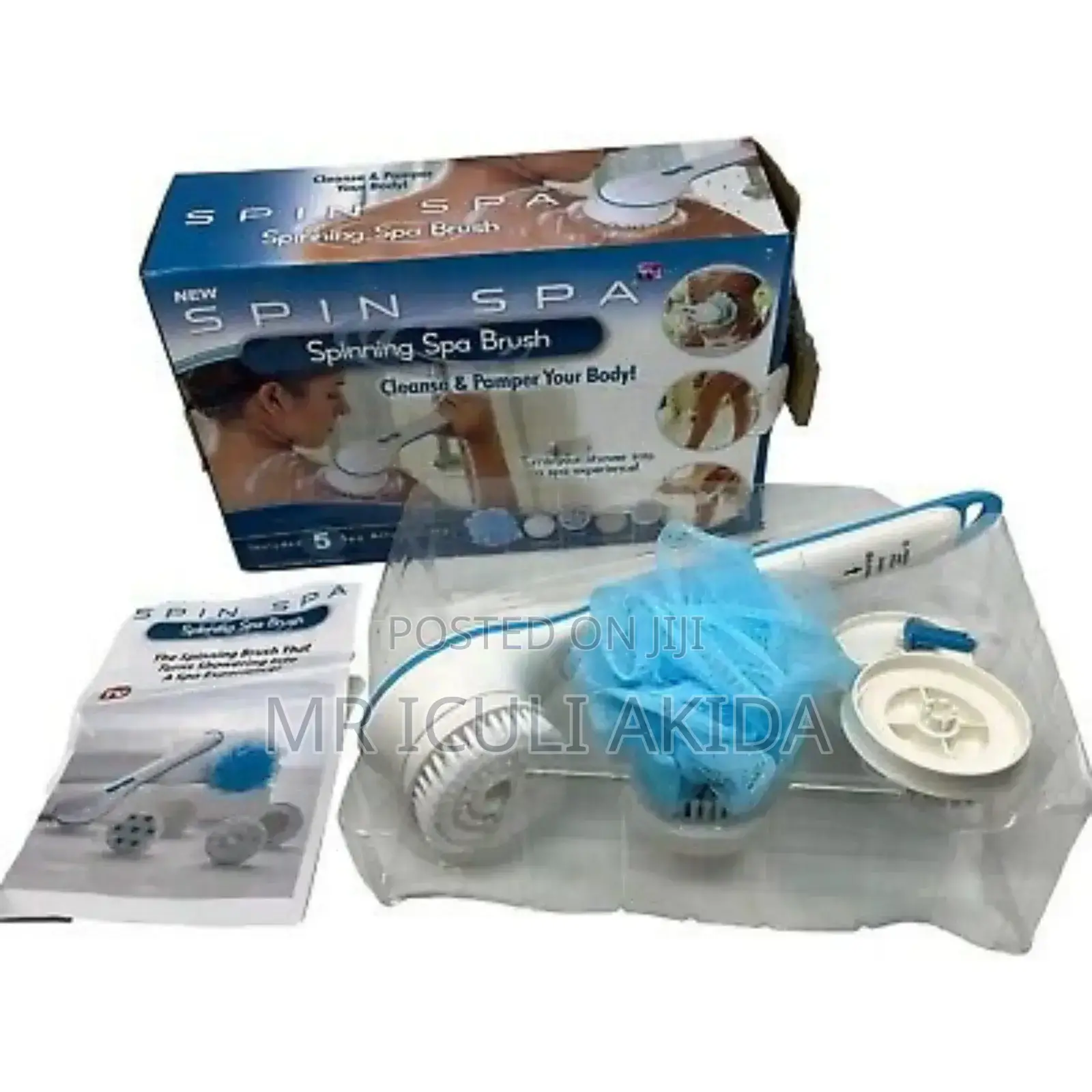 Deep Cleansing Facial Massage Exfoliate Spin Spa Brush