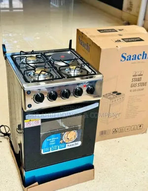 Saachi 3 Gas + 1 Electric Cooker With Gas Oven