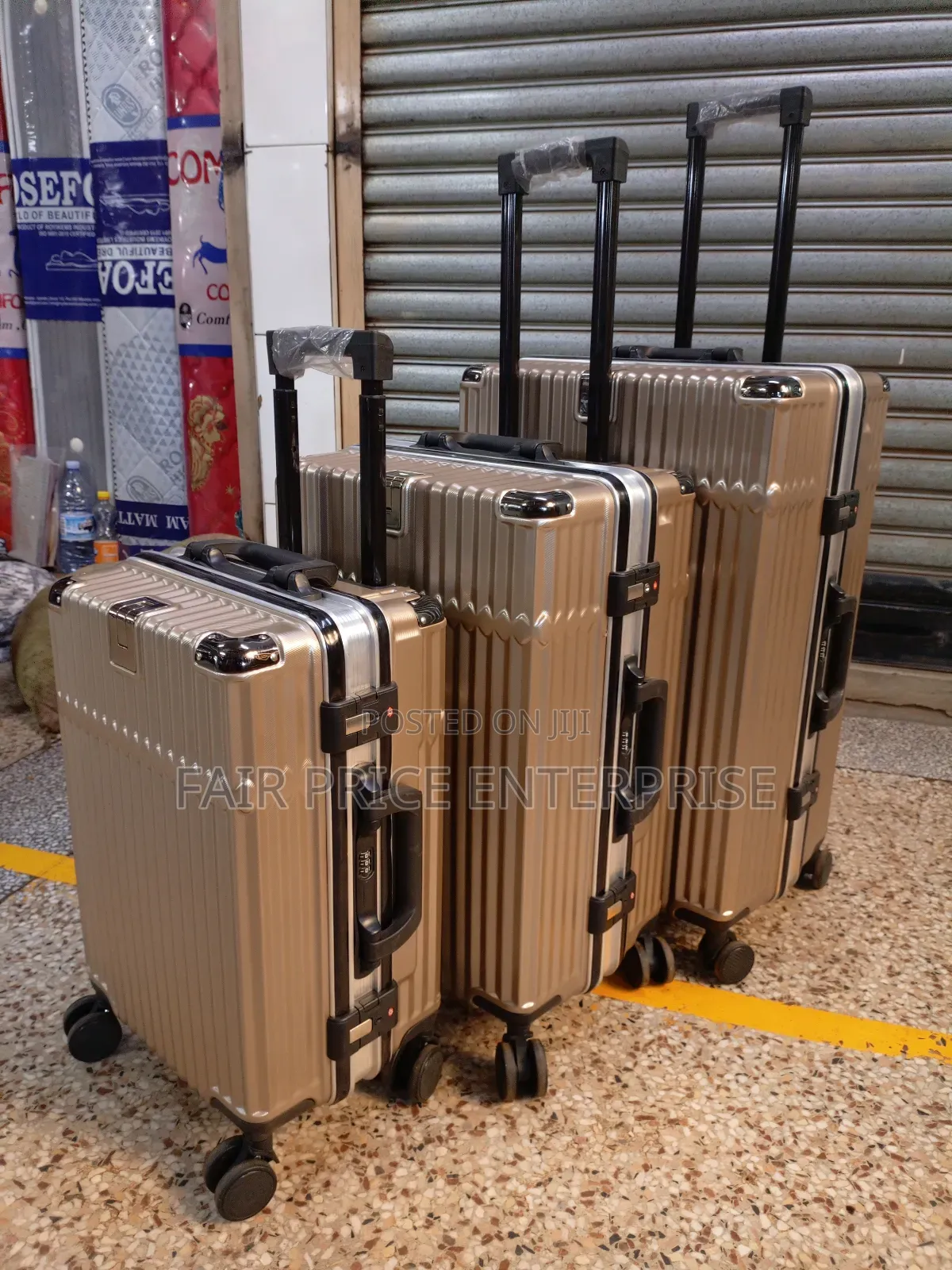 VIP Plastic Suitcases in (3PCS)
