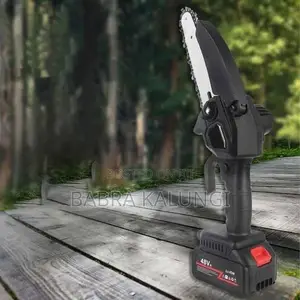 Battery-Powered Cordless Chain Saw, Portable Electric