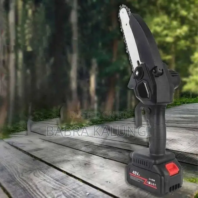 Battery-Powered Cordless Chain Saw, Portable Electric