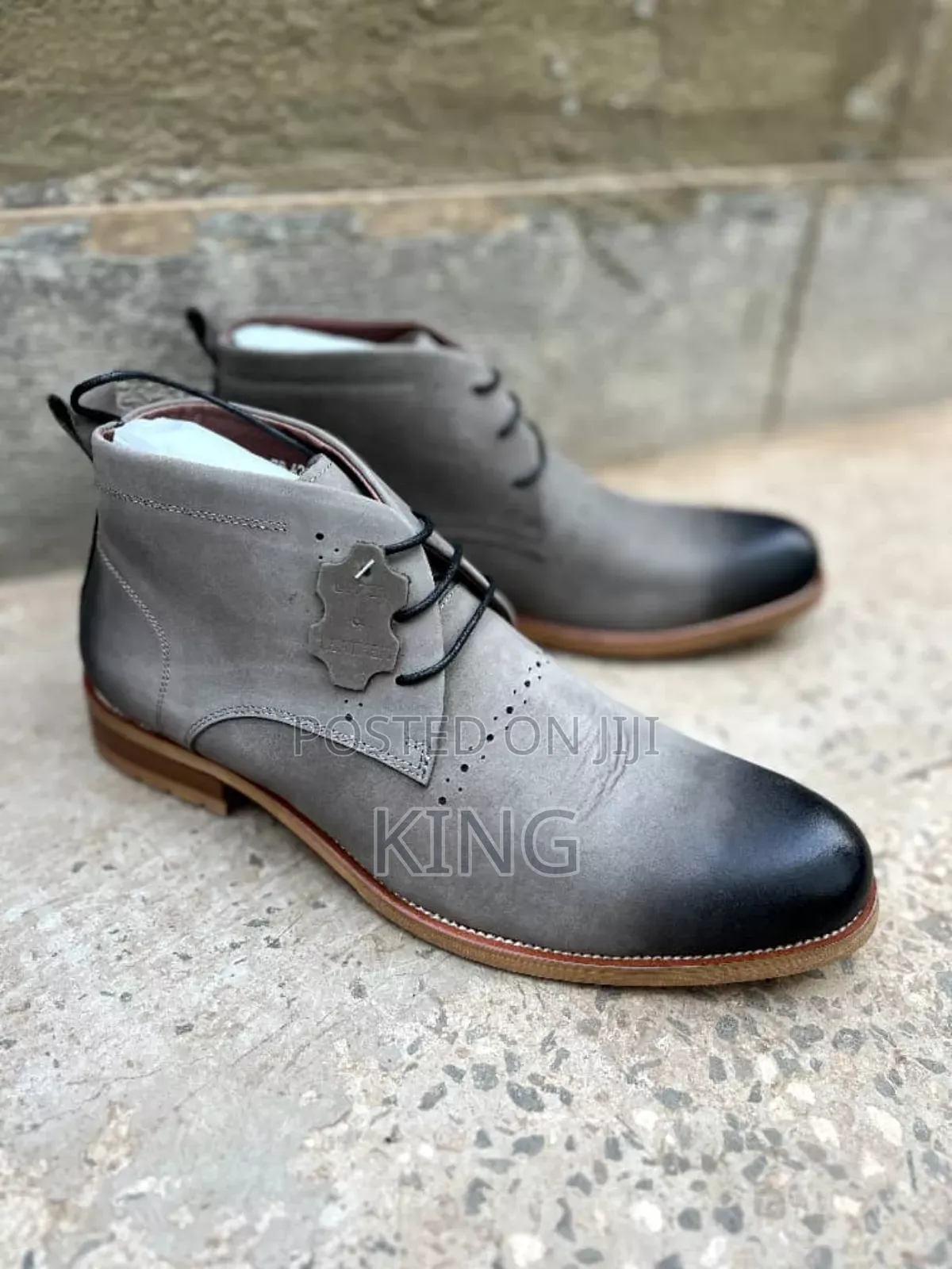 Bold Gentle Leather Boots. Men