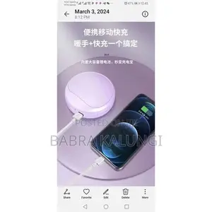 Mirror Power Bank 20000mah Portable Charging