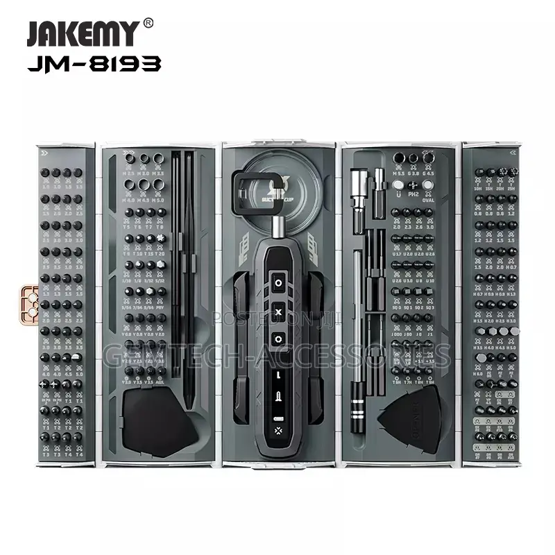 180-in-1 Cordless Electric Screwdriver Set, Jakemy JM-8193