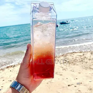 Premium Carton Shaped Clear Bottle