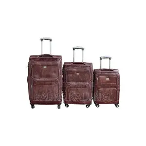 Luggage Bag Set of 3 PU Leather Travel Suitcases