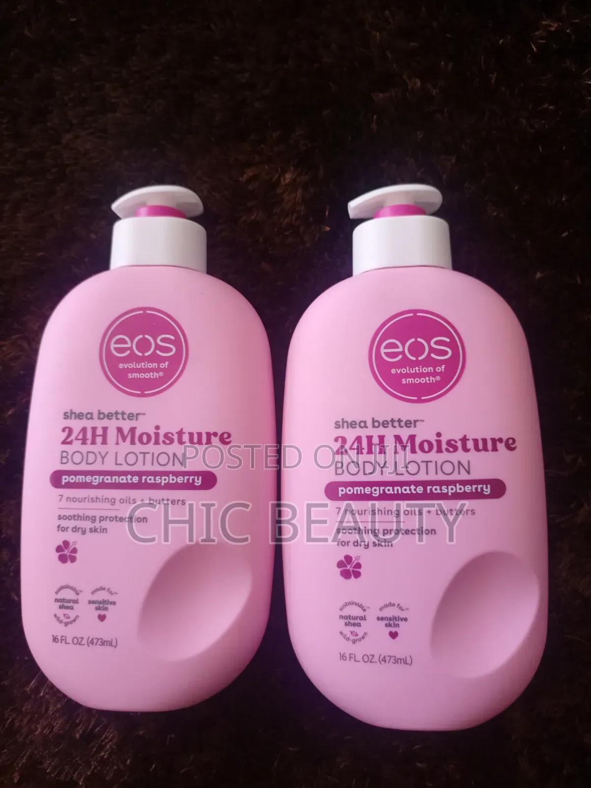 Eos Shea Butter Pomegranate Raspberry Moisture Lotion 473ml