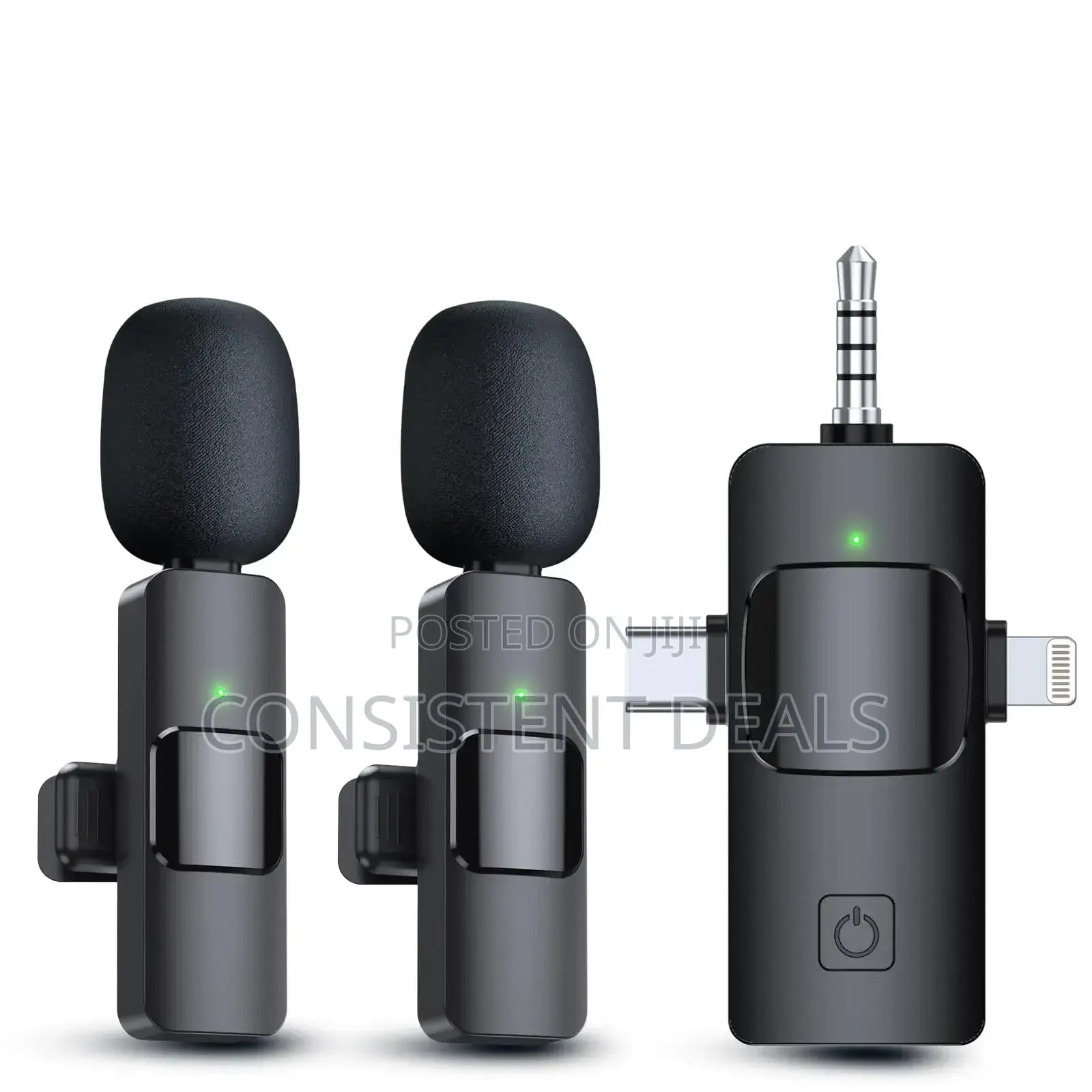 3in1 Lavalier Wireless Microphone Plug
