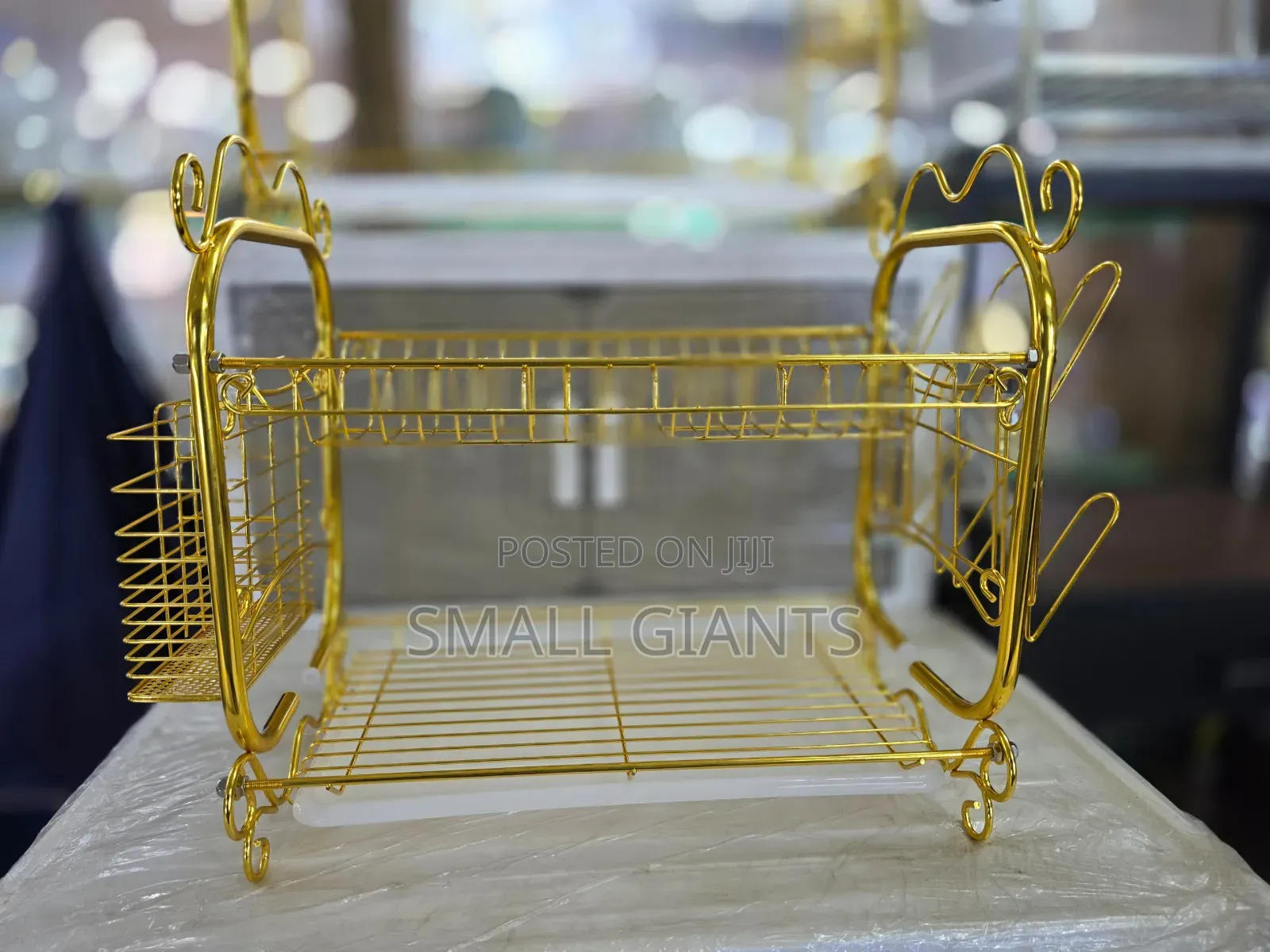 Golden Dish Rack