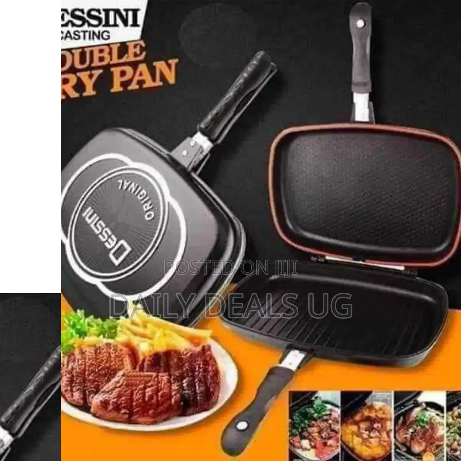 Electric Double Fry Pan