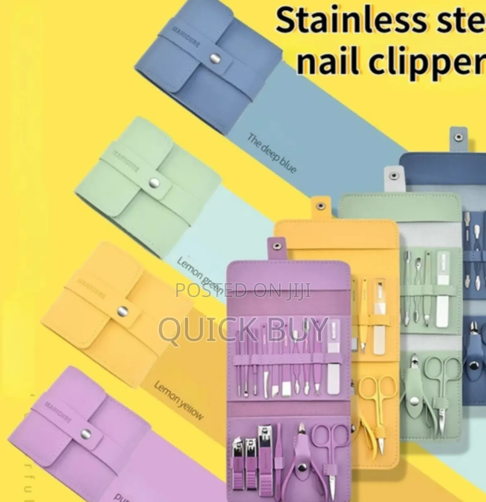Premium Quality Stainless Manicure Set/Nail Clipper Kit