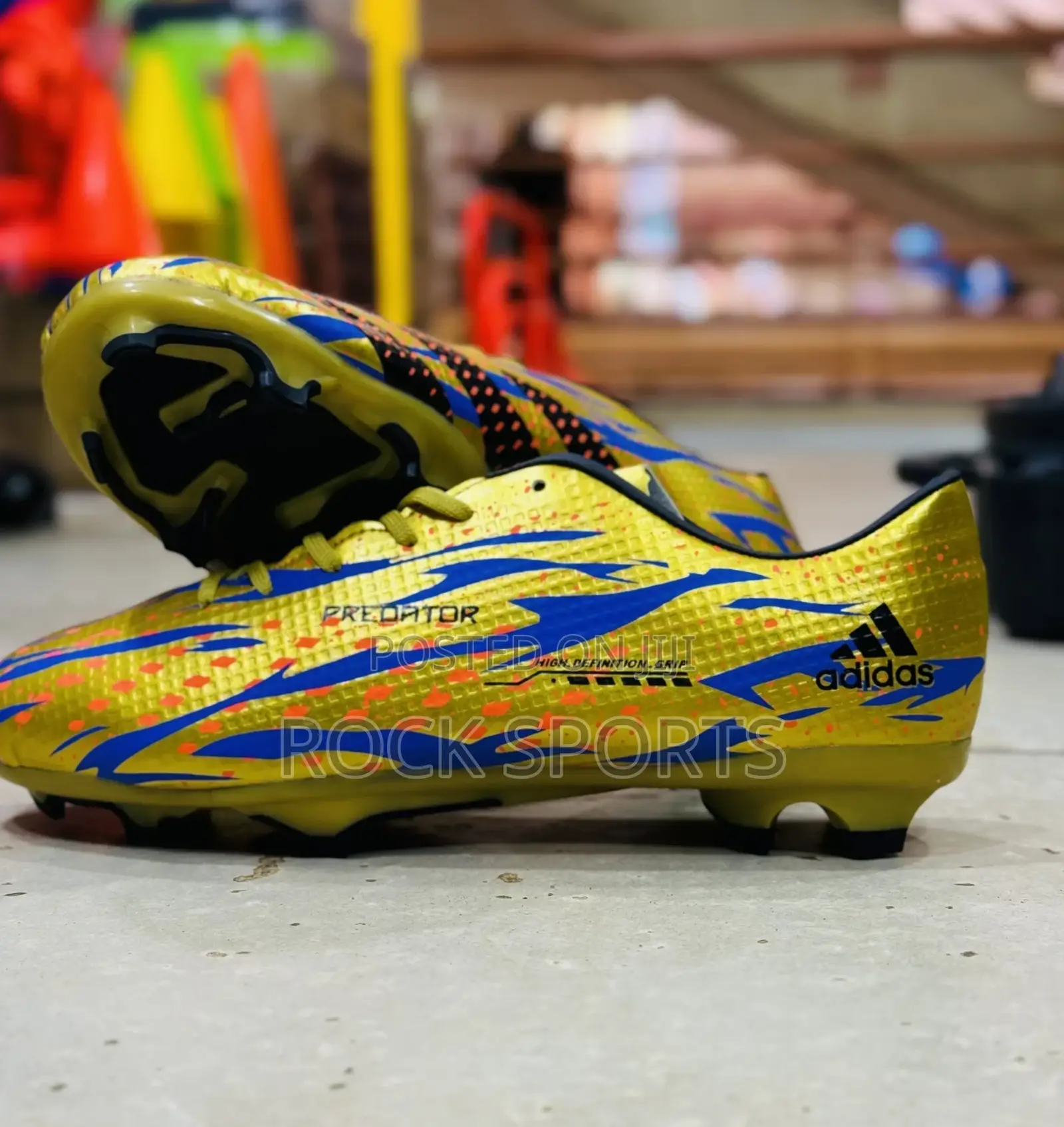 Gold Adidas Predator Shoes
