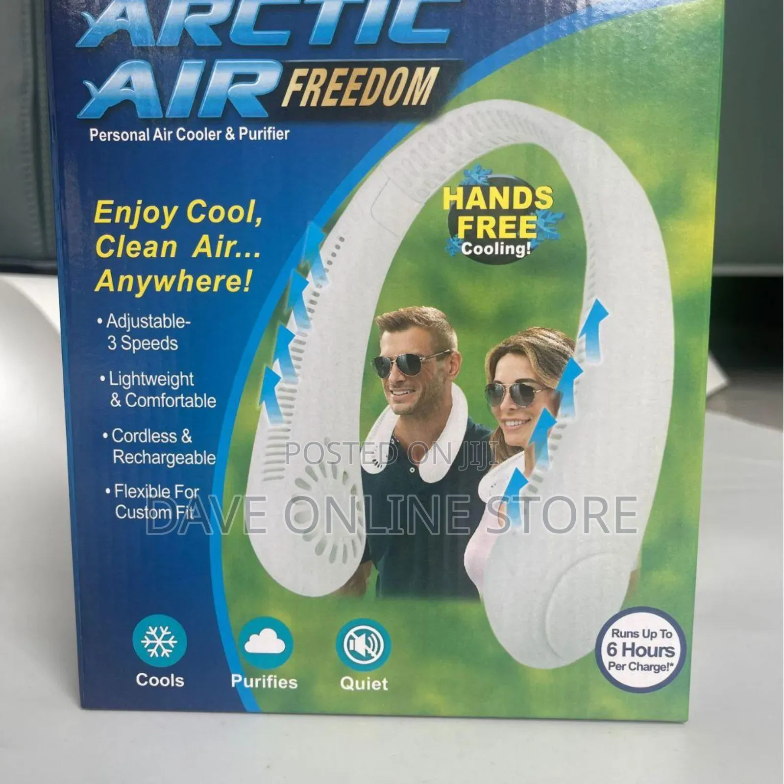 Portable Air Cooler Neck Fan for Cold Air