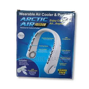 Mini Neck Fan With USB Cable and Rechargeable