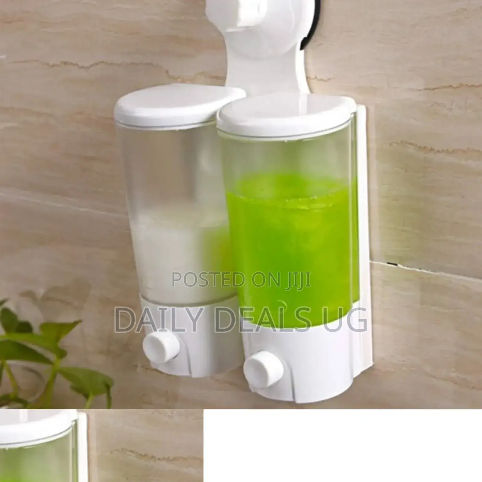 Plastic Double Soap Dispenser