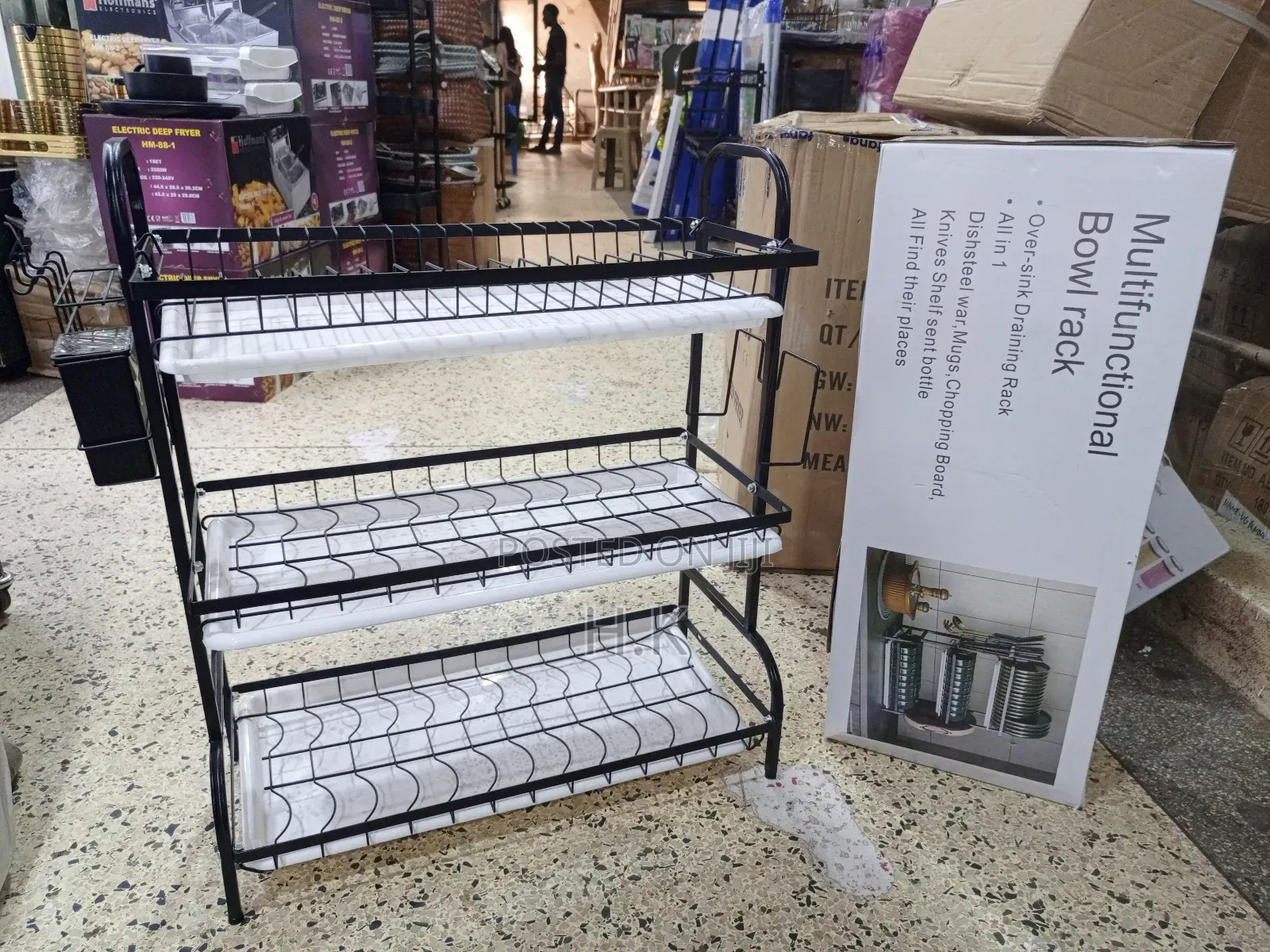 Multifunctional 3tier /Layer Kitchen Racker (Dish Drainer)