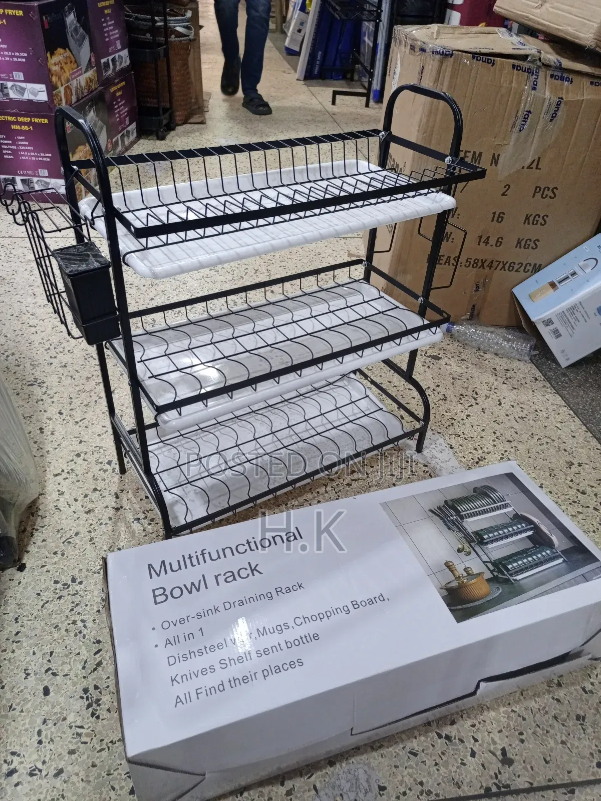 Multifunctional 3tier /Layer Kitchen Racker (Dish Drainer)