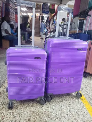 Pure Rubber Plastic Suitcases. Medium. ( Purple)