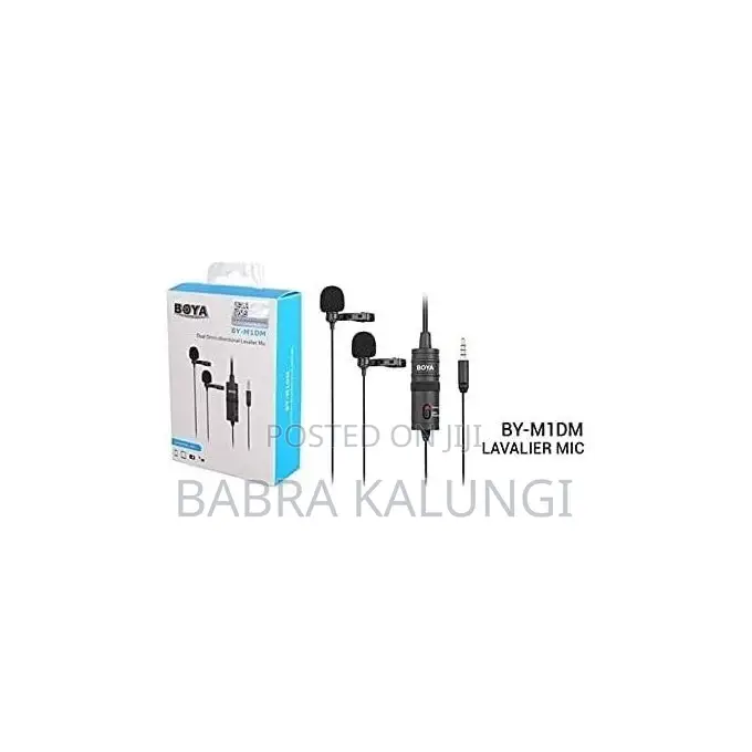 Boya BY-M1DM Plastic Microphone Dual Omni Directional