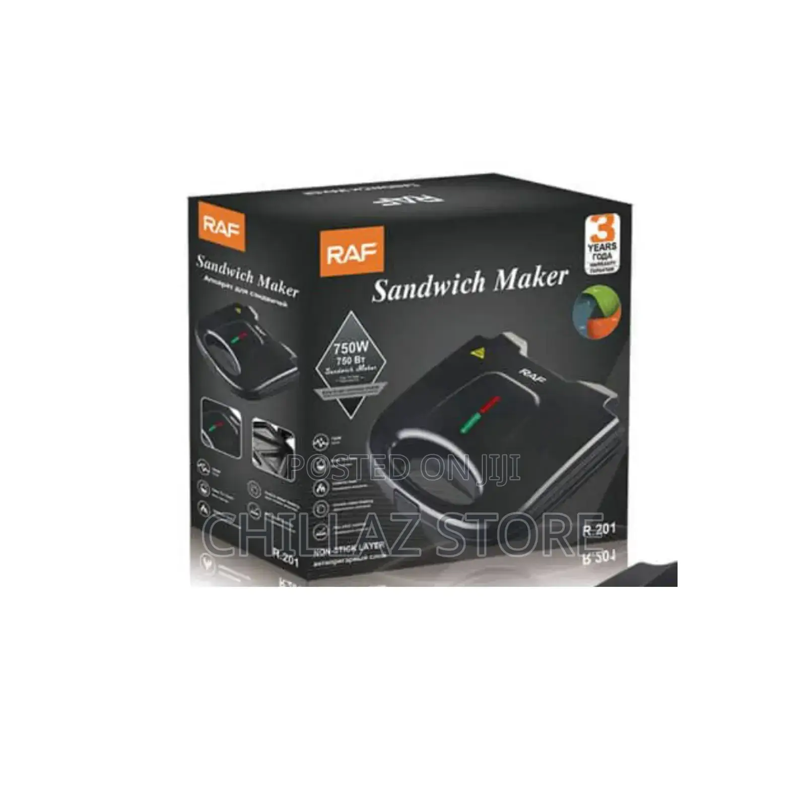 RAF 750w Electric Sandwich Maker.