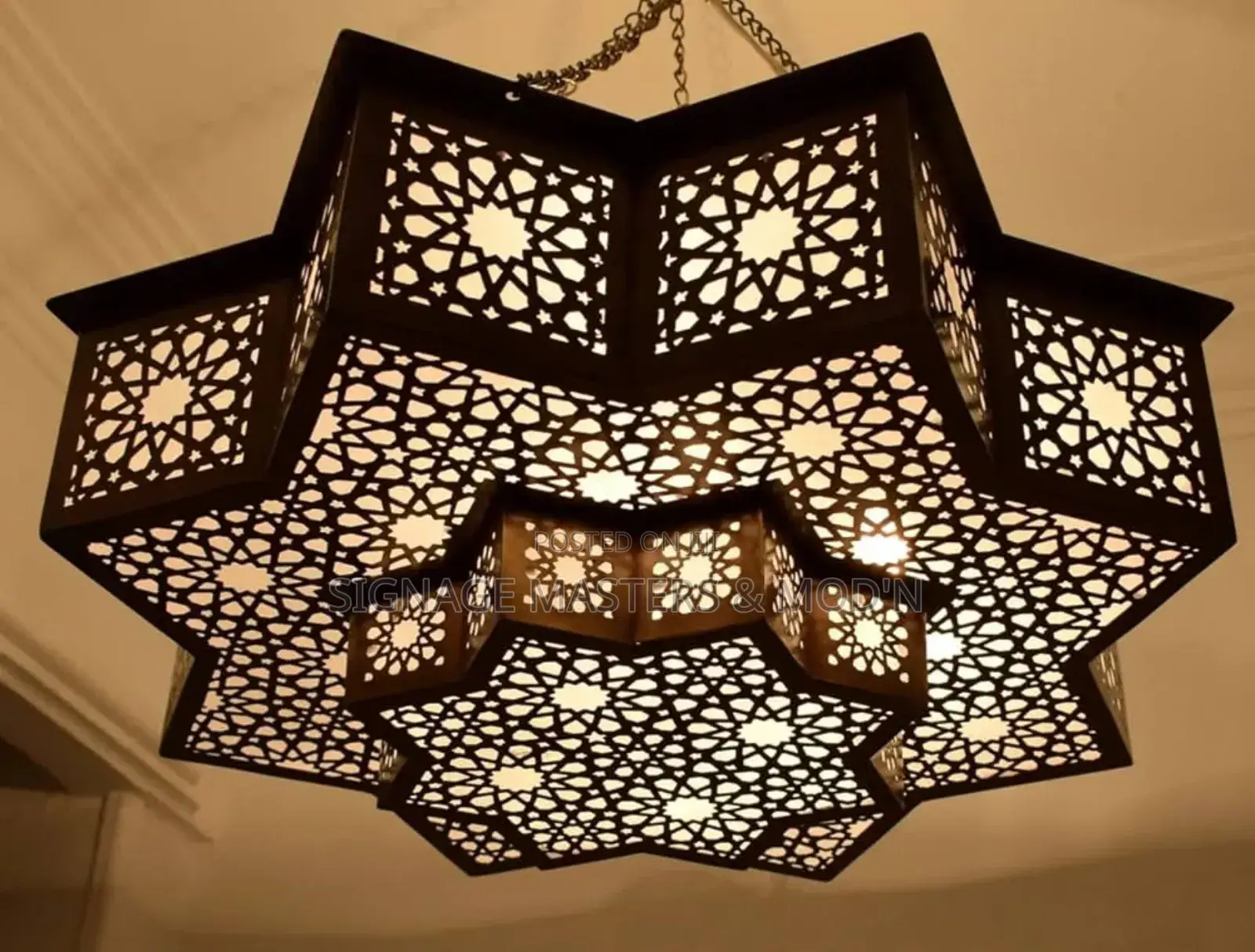 Shadows Lampshade Chandelier