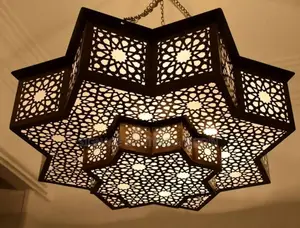 Shadows Lampshade Chandelier