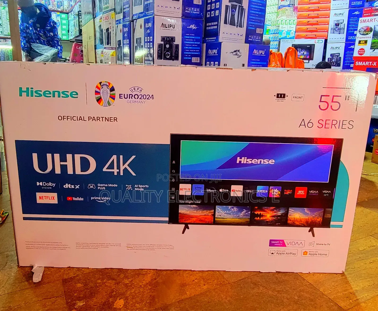 Hisense 55 Inches Smart Tv Vidaa A6 Series