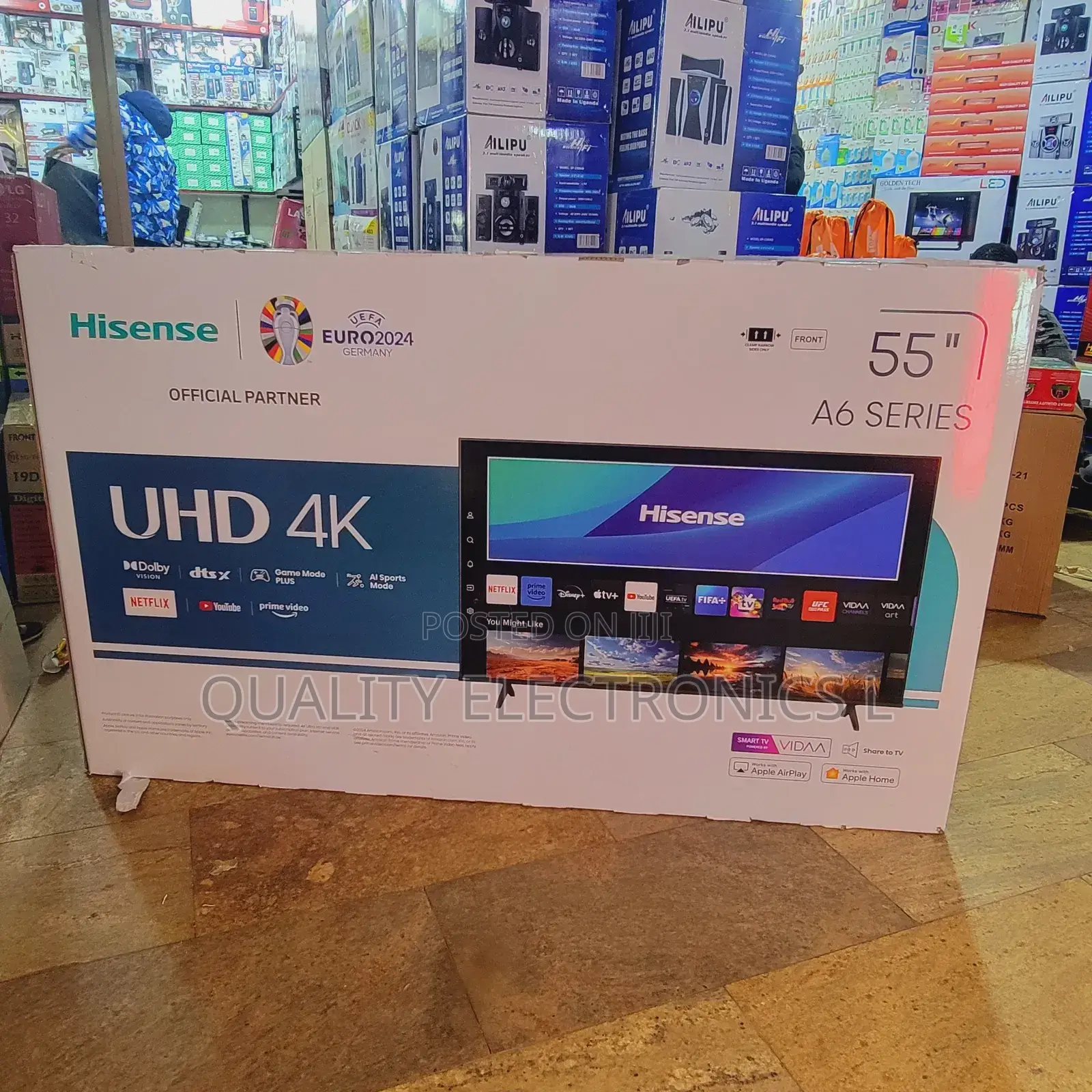 Hisense 55 Inches Smart Tv Vidaa A6 Series