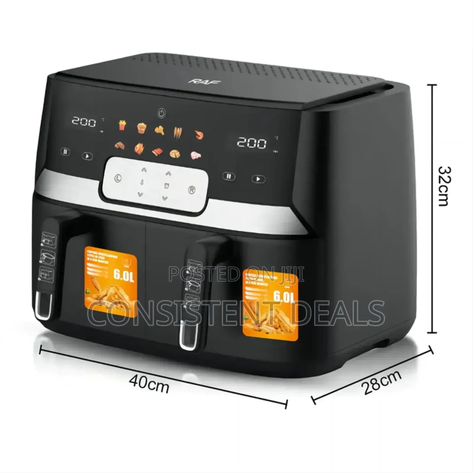 Double Electric Digital Air Fryer