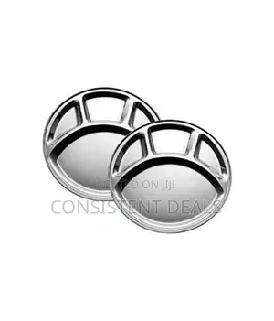 Round Stainless Food Tray/ Plate