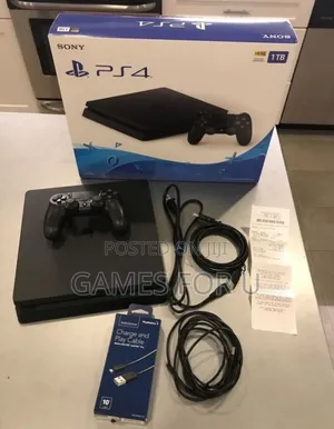 Uk Used but as Good as New Ps4 Slim Unchipped Console,.,