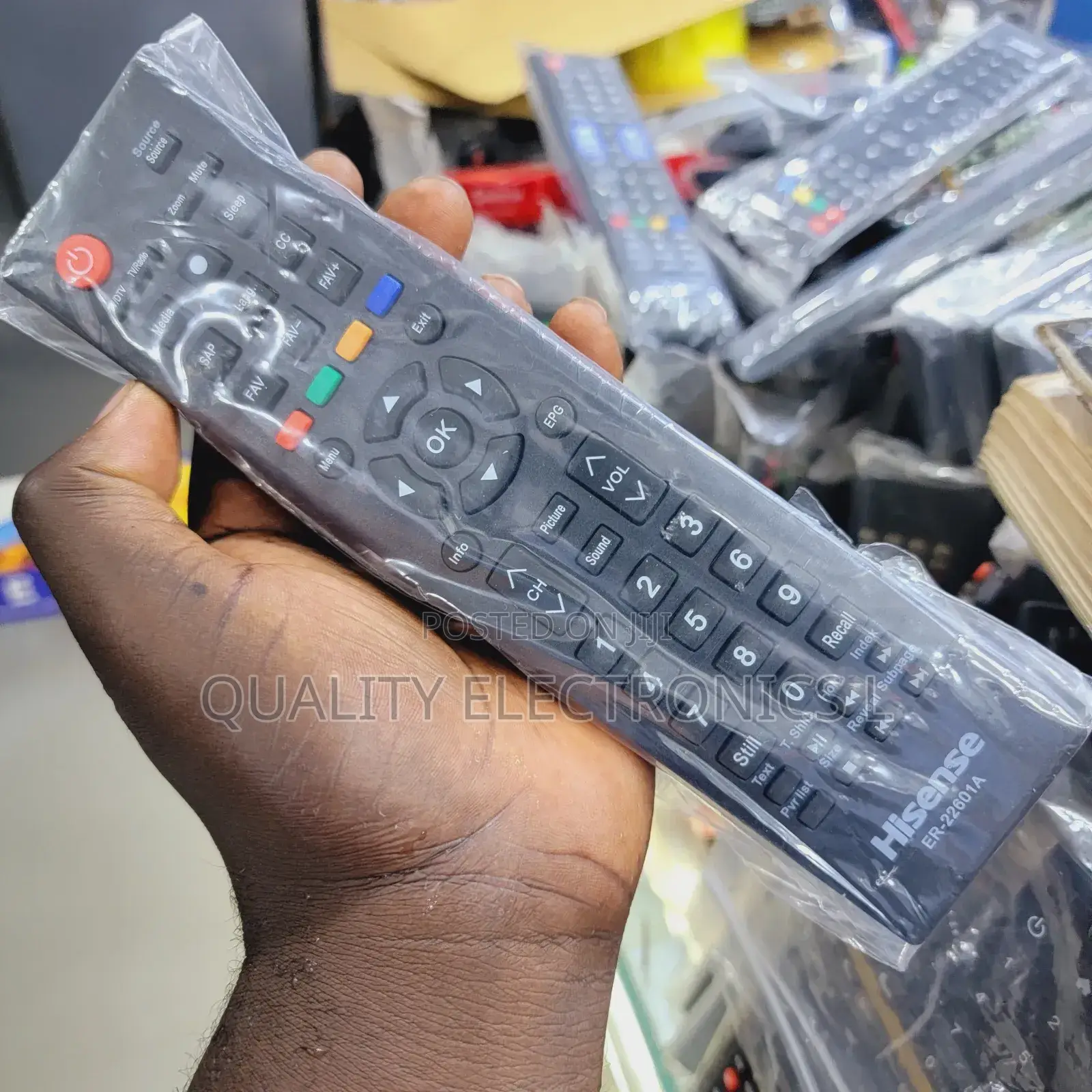 Hisense Remotes Framed