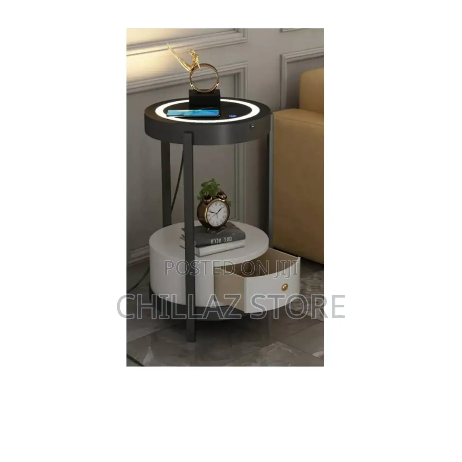 Smart Touch Sensor Digital Bedside Table.