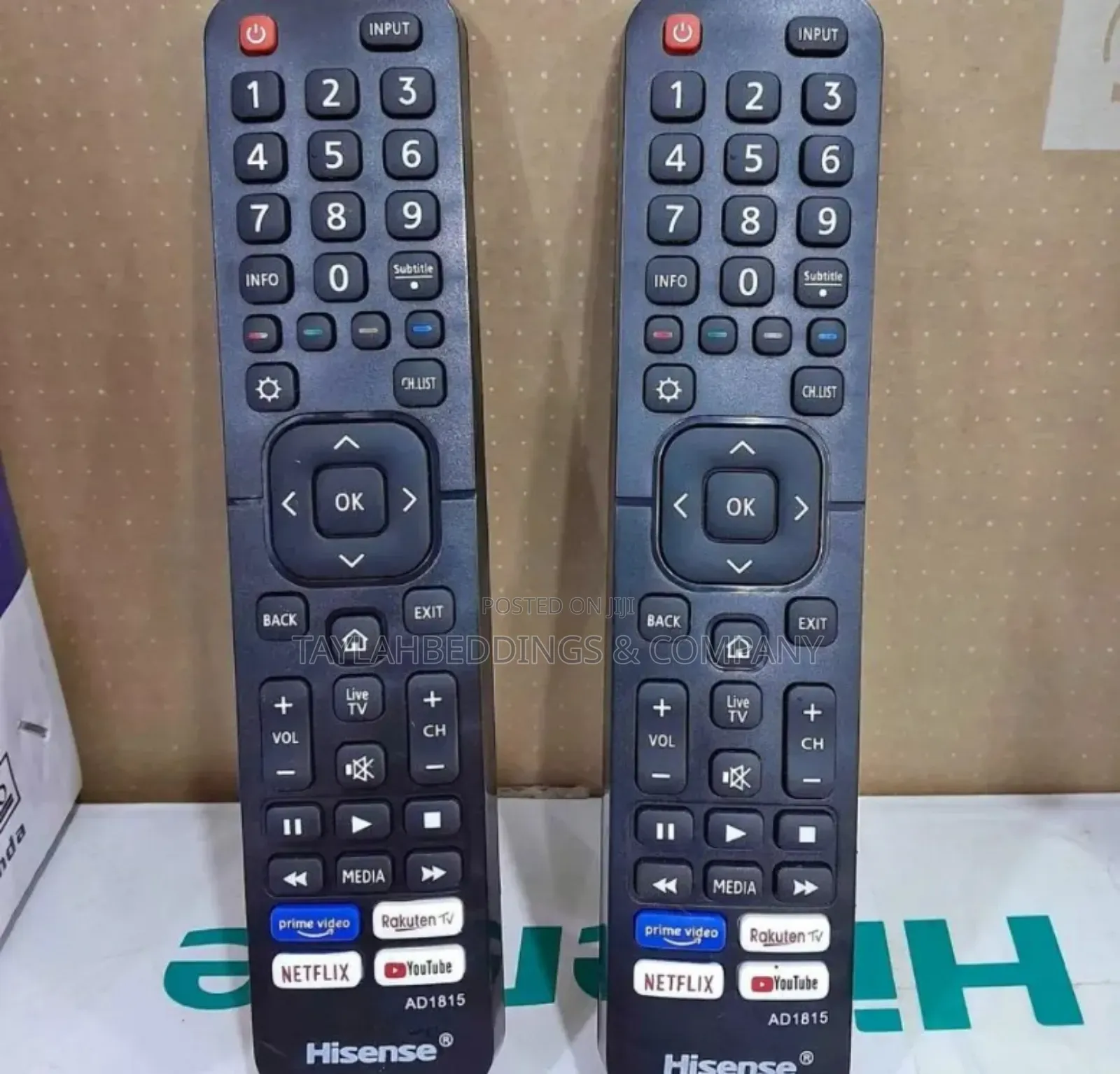 Hisense All Hisense Smart Tv's Universal Remote Control