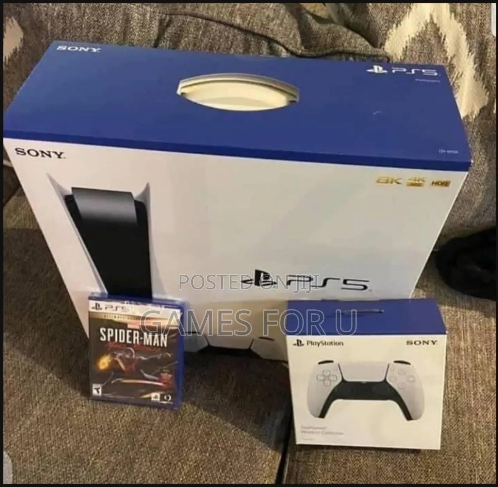 Ps5 Standard Disc Version Brand New With an Extra Controller