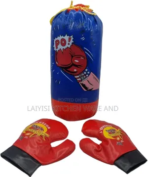Boxing Set With Gloves and Bag for Children Gift Idea