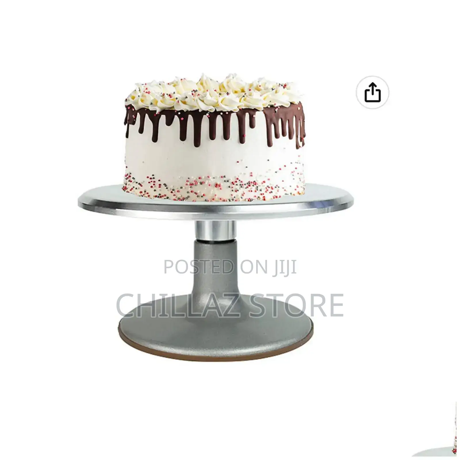 Stainless Steel Cake Turntable Stand.