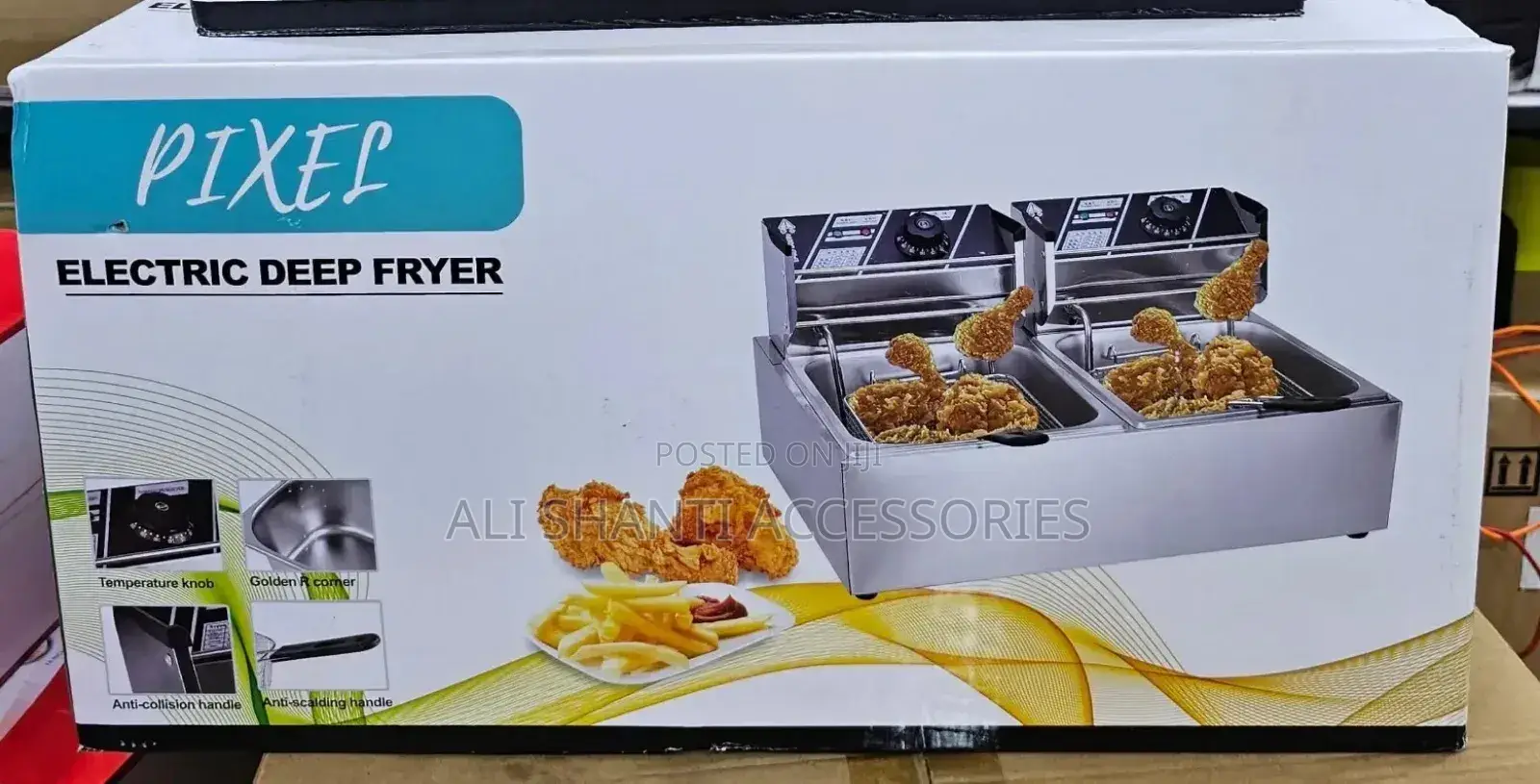 12L Stainless Pixel Deep Fryer/Electric Deep Fryer