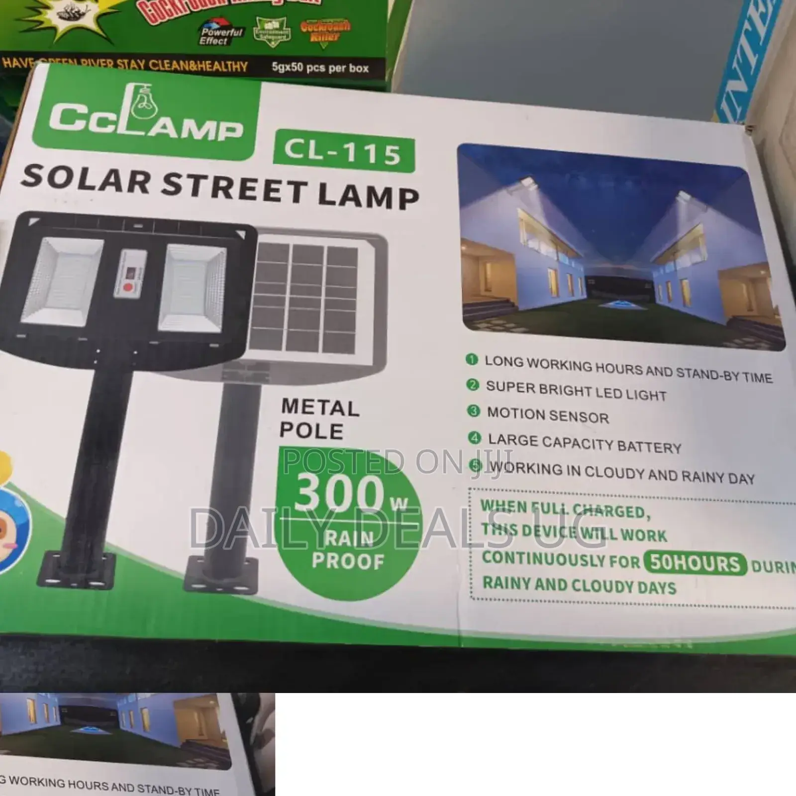 Double Solar Street Lamp