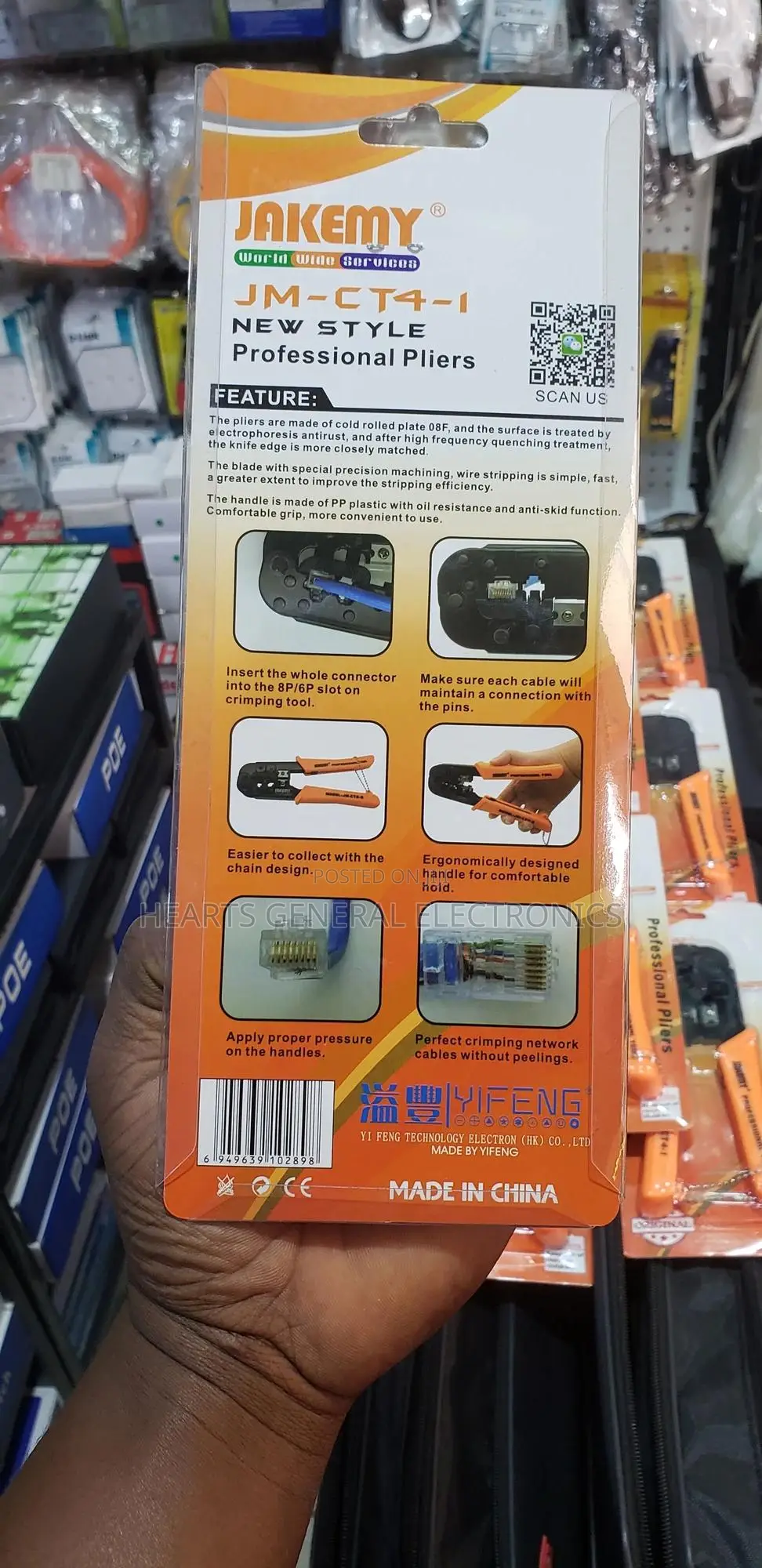 Network Crimping Tool Jm-ct4-1