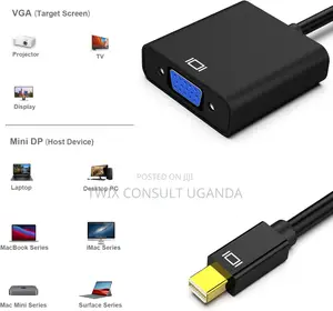 Mini Displayport to VGA Adapter,