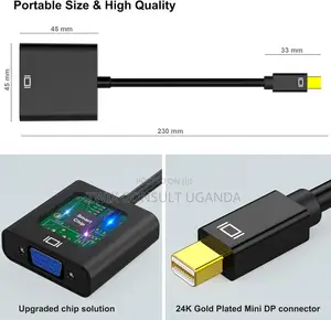 Mini Displayport to VGA Adapter,