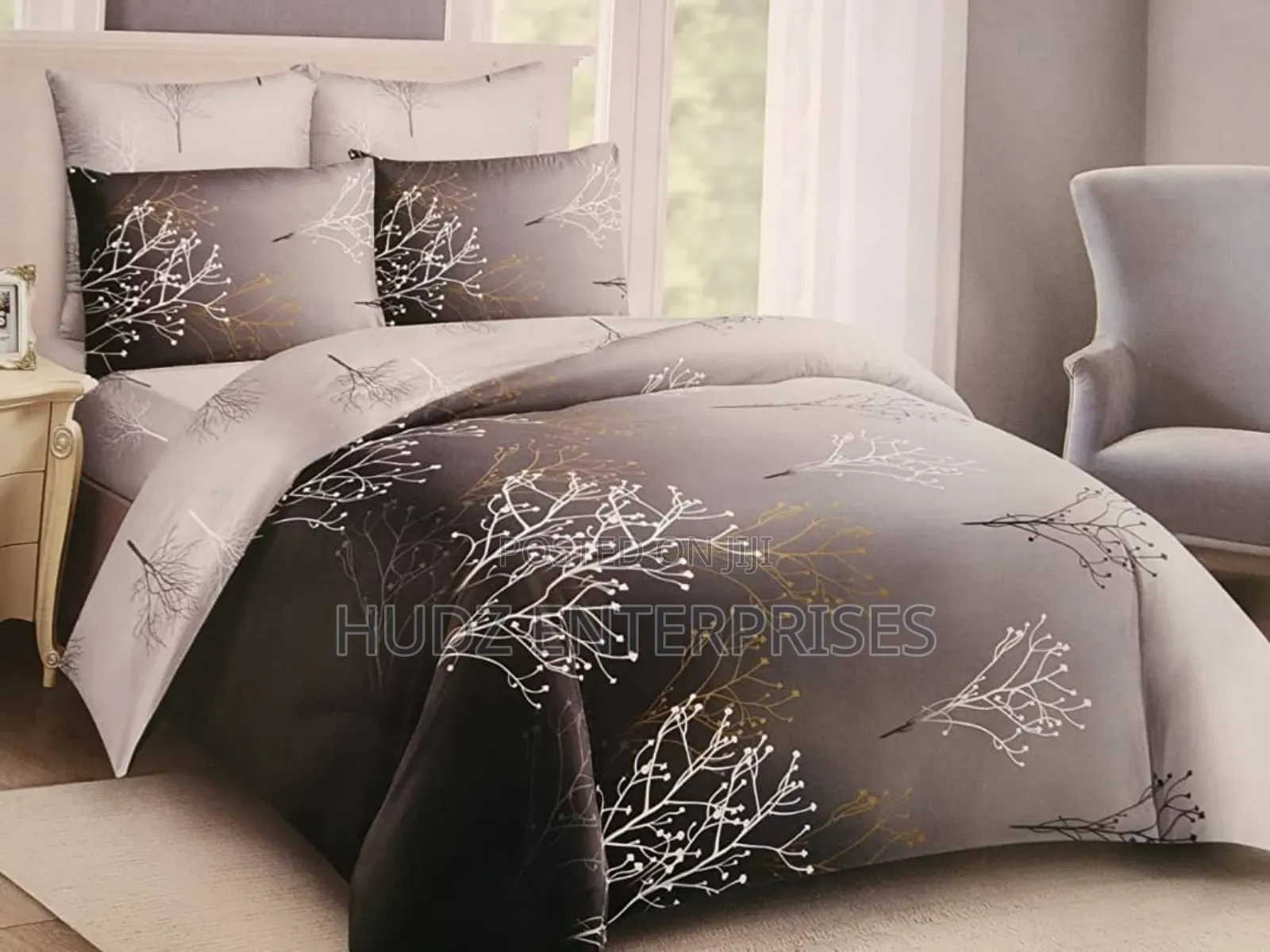 10pcs Duvet King Size Gray