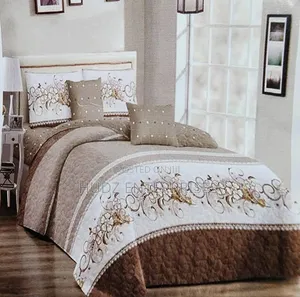 4pcs Bedspread 6*6 Coffee Brown